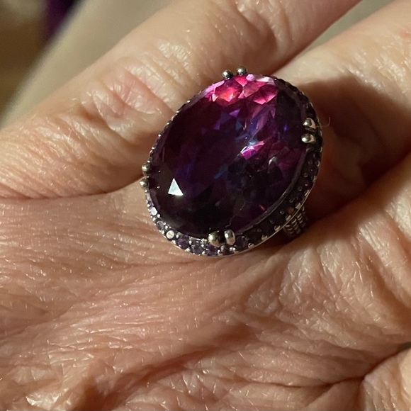 ***GENUINE ORIENTAL RUBY -HUGE STATEMENT RING-SIZE 7*** - Picture 12 of 16